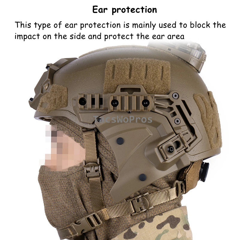 Tactical Helmet Ear Cover for Wendy 3.0 Helmets Ears Guards Helmet Accessories Hunting Airsoft Training Cosplay Gear