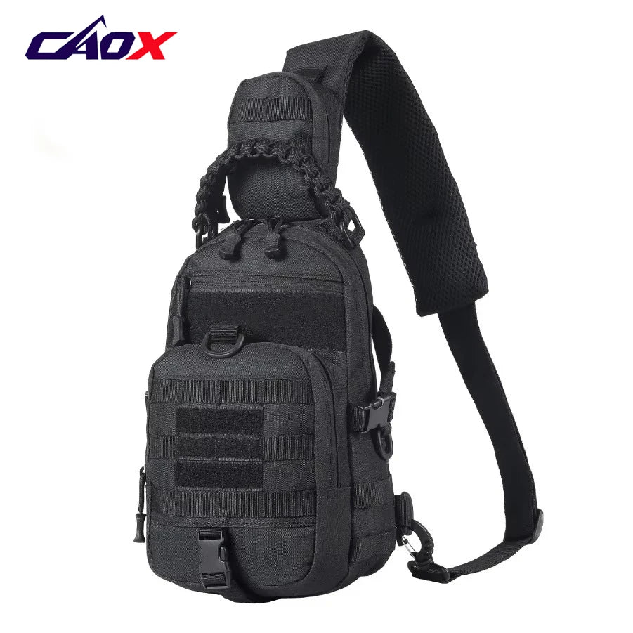 Camping Chest Bag Tactical Backpack for Men Sports Shoulder Outdoor Hiking Climbing Cycling Fishing MOLLE Sling EDC Fanny Pack