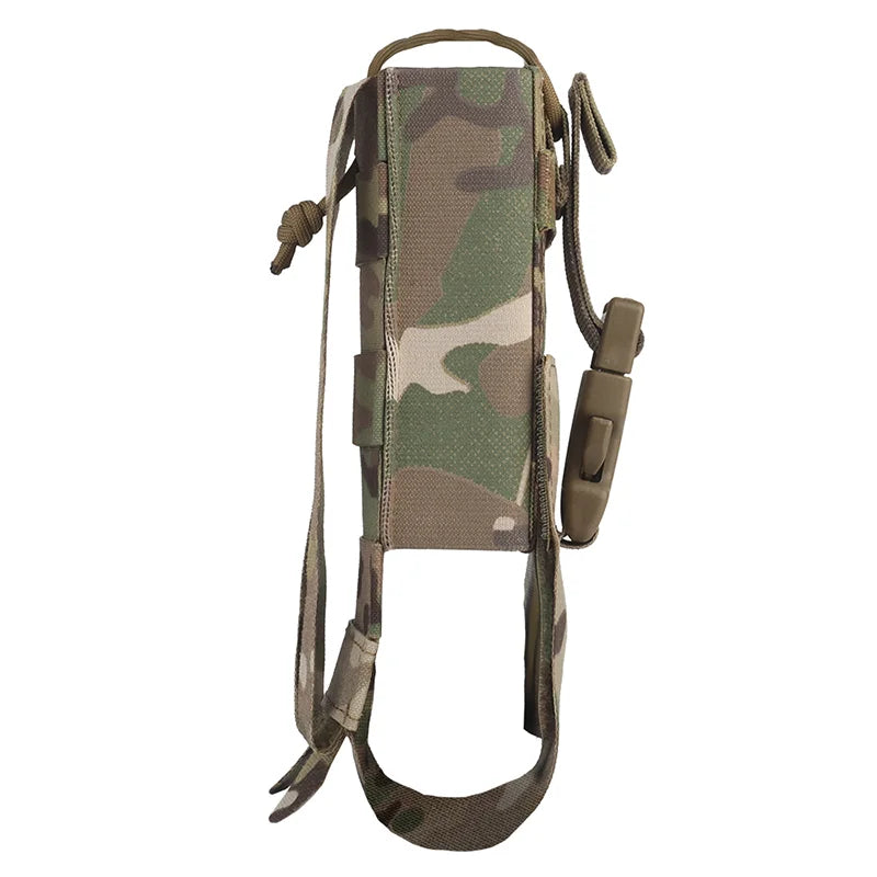 Quick Release Radio Carrier Universal MOLLE Platform Mount Nylon Lightweight Pouch for PRC Series Walkie Talkies Outdoor Airsoft