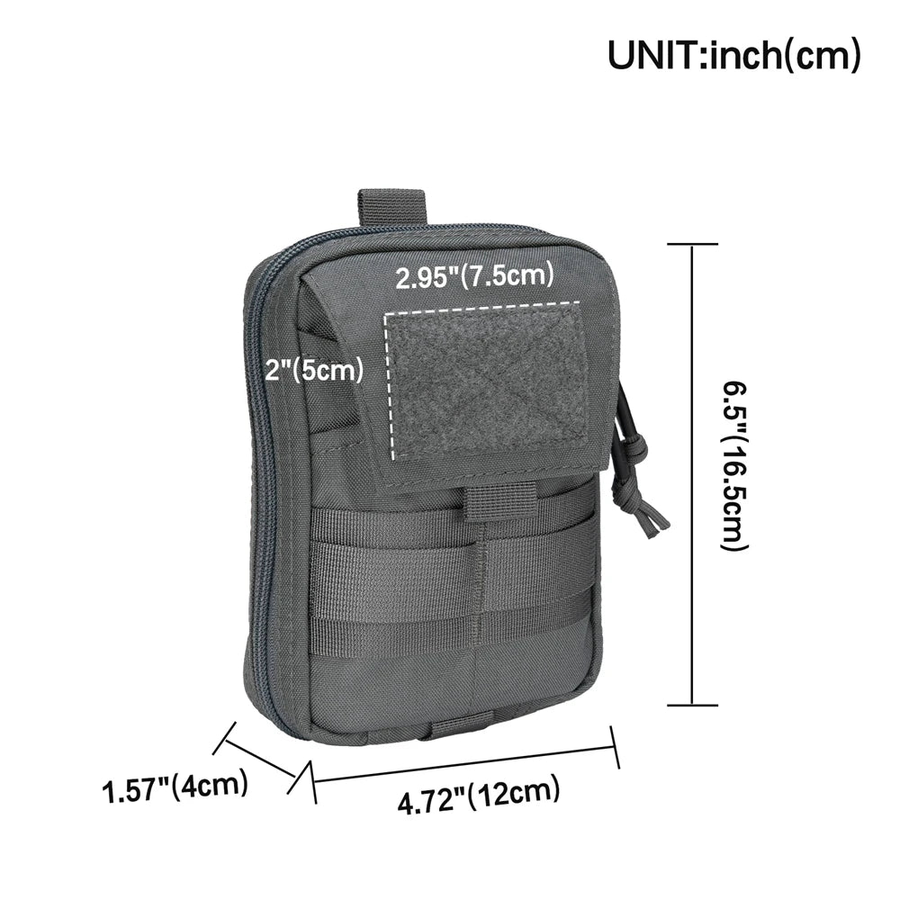 Tactical Molle EDC Pouch Outdoor Waist  Fanny Pack Emergency Bag Accessorie Multi-functional Utility Tool Pouches