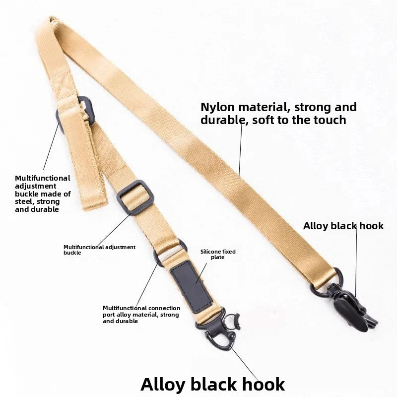 Metal Quick Detach Mount MS2 Tactical Nylon Rifle Sling Kit Adjustable Gun Sling Set For Airsoft Hunting Outdoor Tactical Gear