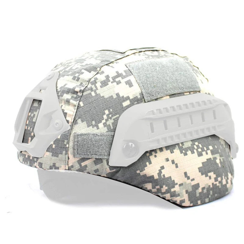 Helmet Accessory Tactical Camouflage Helmet Cover Cloth for Mich 2000 Fast Helmet Cover Outdoor Sports Airsoft Gear