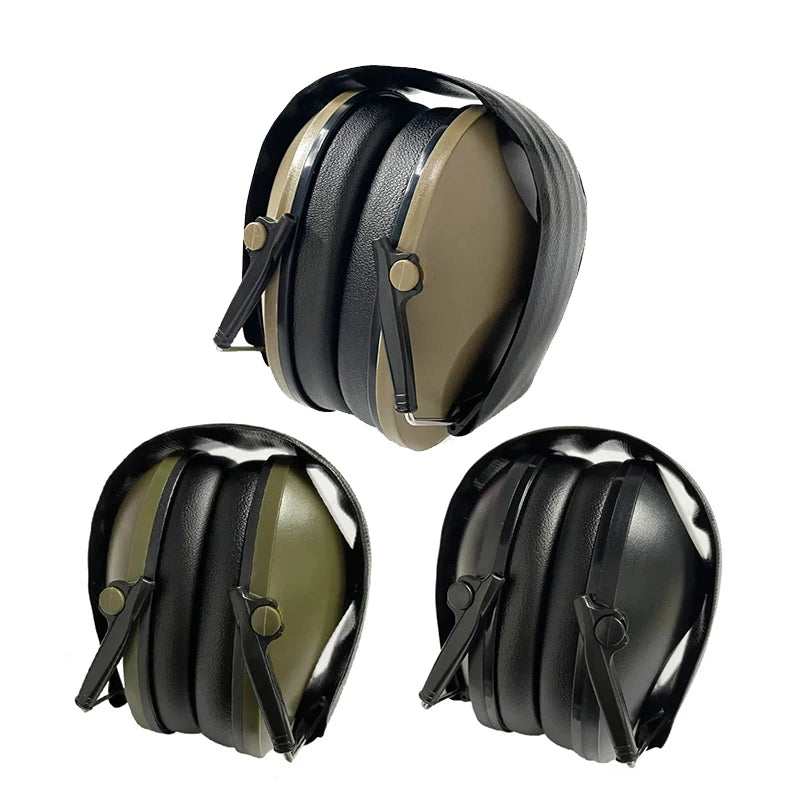 Soundproof Earmuffs.Hearing Protection Headphones.Comfortable and Noise-reducing, Light and Portable.Suitable for Shooting