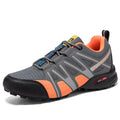 New Men's Waterproof Hiking Shoes Outdoor Sports Shoes Lace-up Hiking Shoes Non-Slip Tactical Hunting Shoes Men's Cycling Shoes
