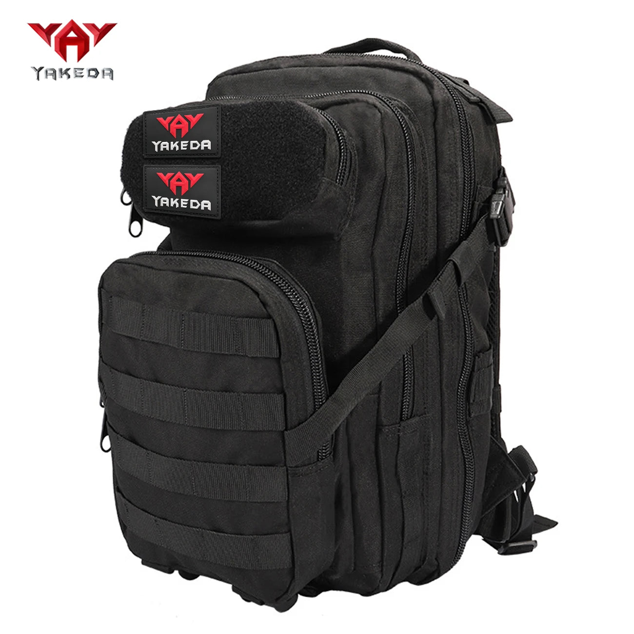 YAKEDA 30L multifunctional outdoor backpack with large capacity and multi compartment design, adjustable chest buckle