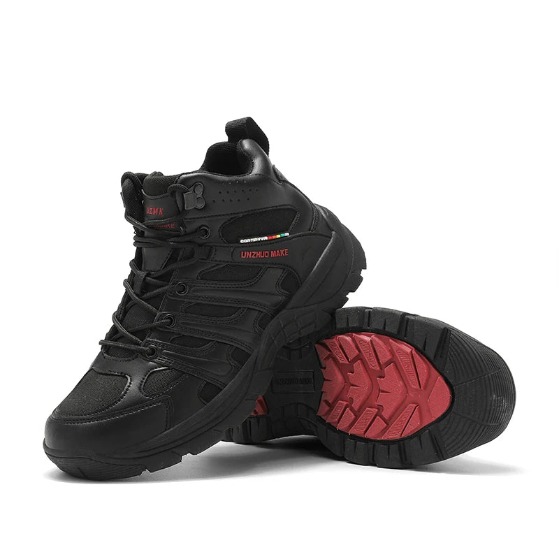 Water proof Hiking Boots Male Outdoors Camping Anti-wear Rapid Response Fishing Hunting Tactics Training Anti-slip Sports Shoes