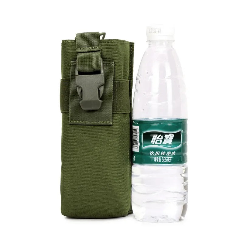 Portable Molle Walkie Talkie Bag Tactical Radio Holder Outdoor Nylon Water Bottle Pouch for Camping Hiking