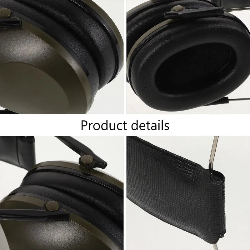 Tactical Headphones Electronic Shooting Earmuff Anti-noise Hearing Protection Soundproofing Headset Foldable Earmuffs