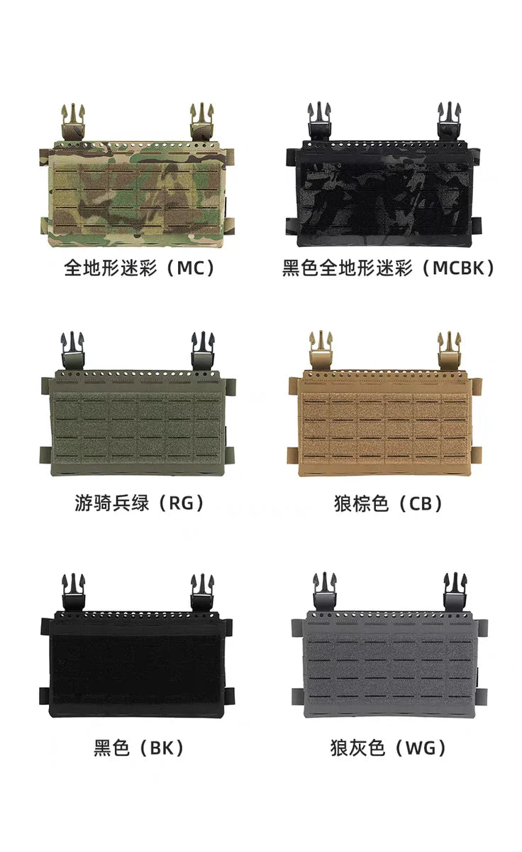 Tactical MK5 Chest SS Style Molle Vest Front Pouch Rig Front Panel For FCSK JPC LV119 6516 Airsoft AR15