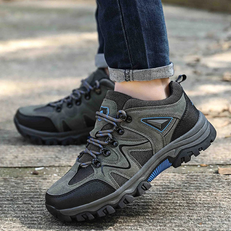 Men's Non-Slip Wear-Resistant Outdoor Hiking Shoes, Wear-Resistant Splash-Proof Sports Shoes, All-Terrain Hunting Hiking Shoes