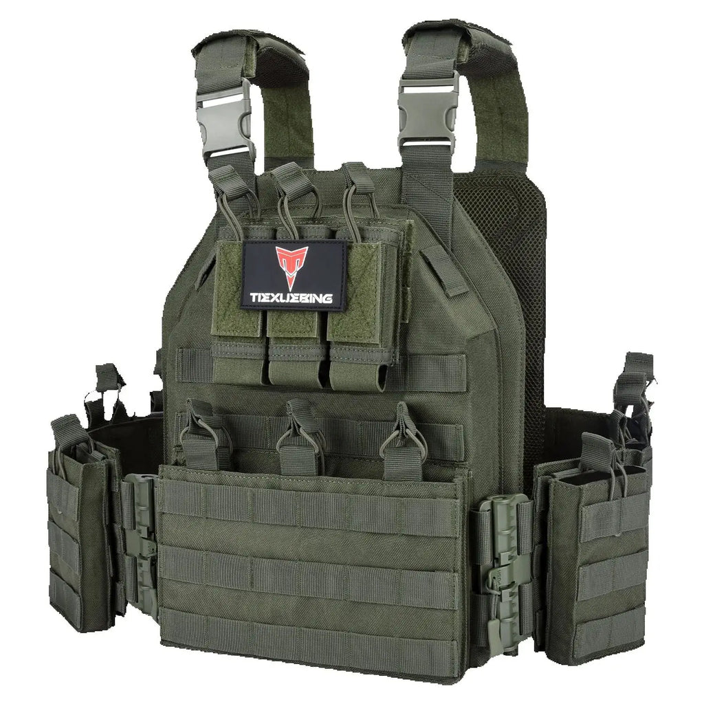 Tiexeubing New Combat Vest 6094 Quick Detachable Light Tactical Vest To Carry Airsoft Plate Carrier Combat Equipment