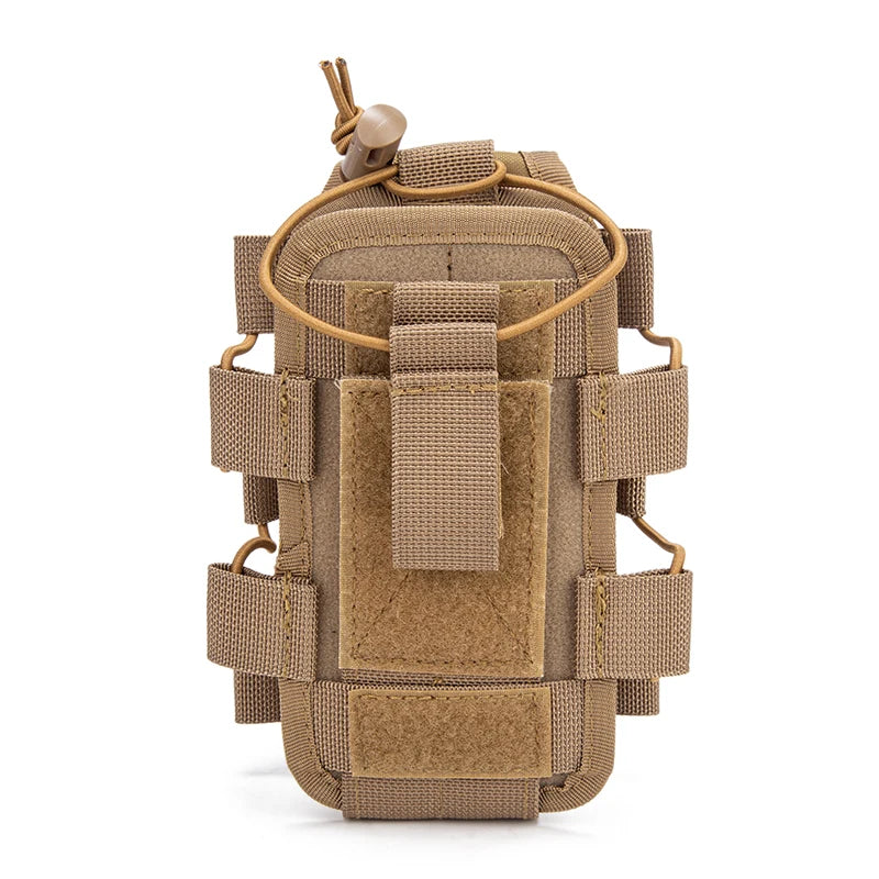 Tactical  Radio Pouch Quick Release Walkie Talkie Holder for Outdoor Multi-Functional Water Bottle Phone Pouch  Magazine pouch.