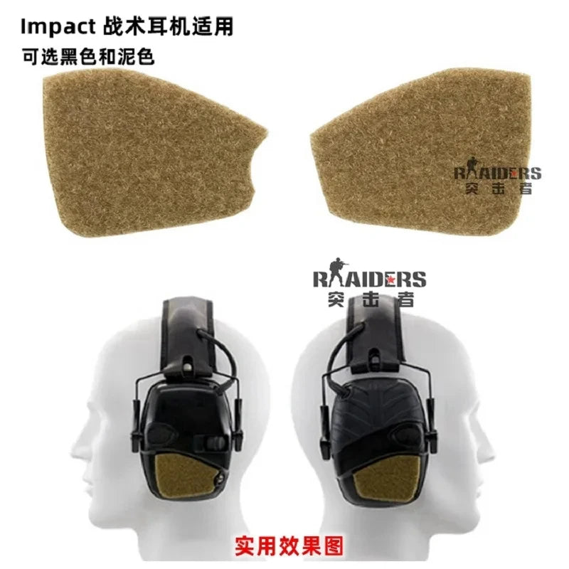 Multiple Protective Tactical Headphone Hair Sticker MSA/C3 C2/M31 M32 Outdoor Soundproof Tactical Headphone Decorative Accessori