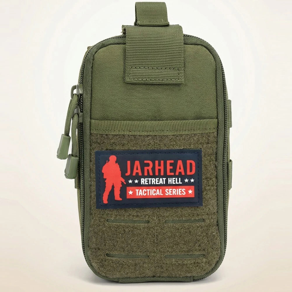 Tactical MOLLE EDC Pouch 600D Nylon Water Resistant Utility Organizer Bag for Outdoor Hiking Camping Travel