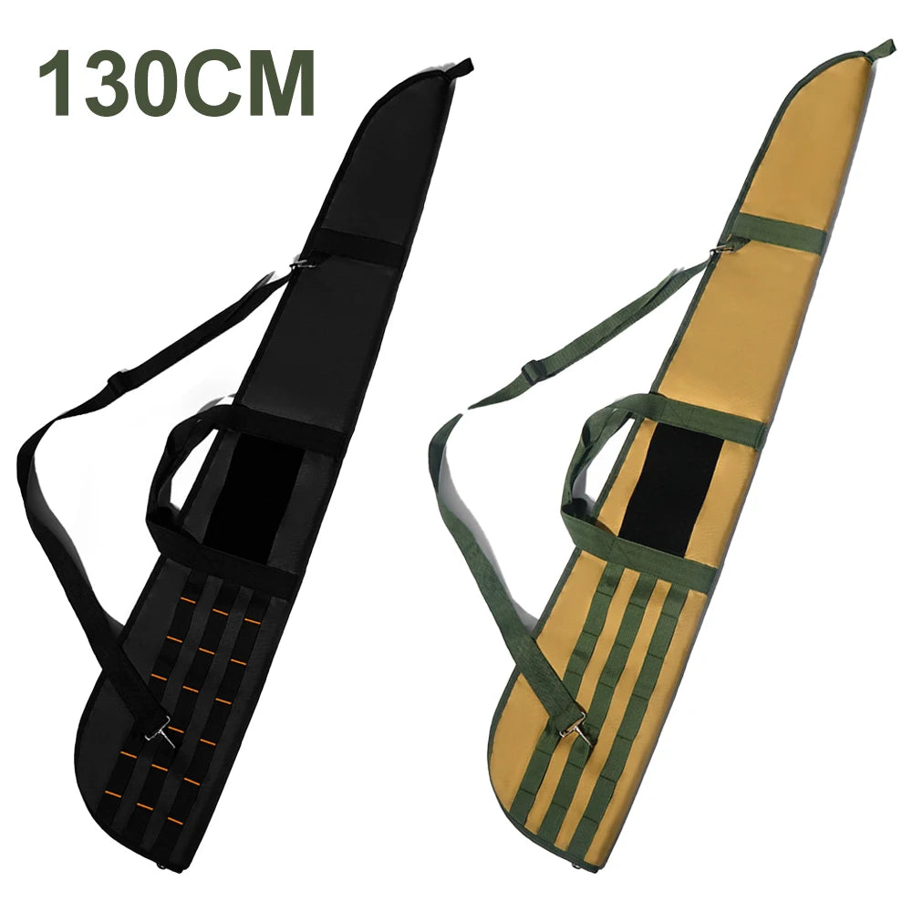 130cm Gun Bag Case Rifle Bag Tactical Soft Gun Case Airsoft Rifle Carry Shoulder Bag Long Handbag for Hunting Accessory