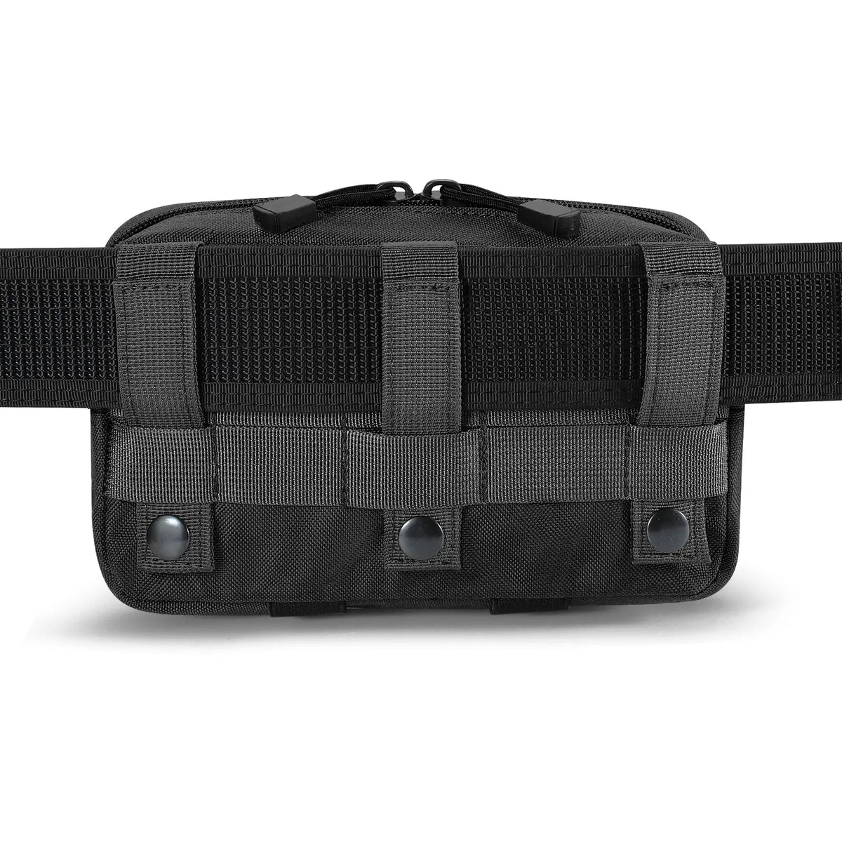Tactical Molle Admin Pouch Utility Laser Cut EDC Tool Pouch Bag Horizontal Modular Pouches Include US Flag Patch and Keychain