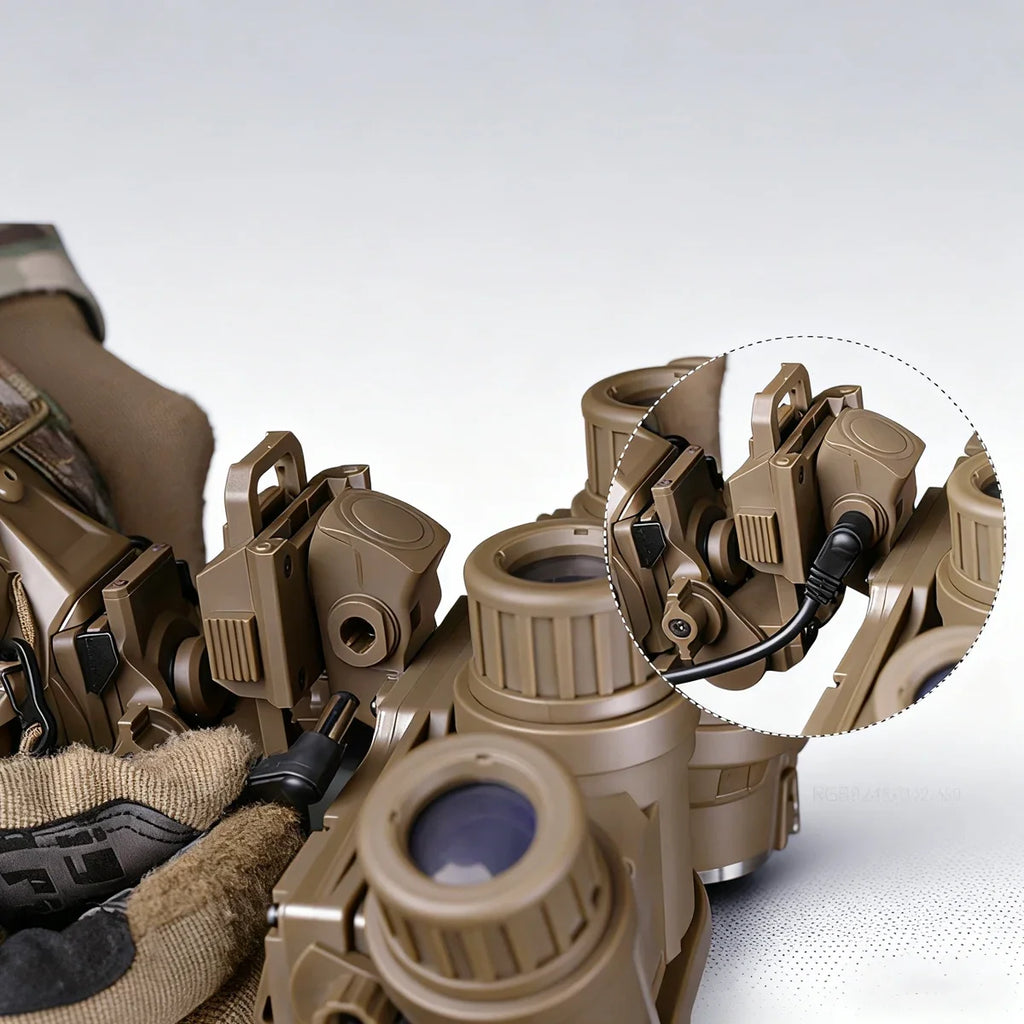 NVG 18 Tactical Helmet Night Vision Goggles, Model MICH M88, FAST FMA Air Gun, L4G24, Helmet Seat PVS-15, PVS-15