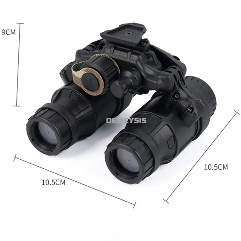 Tactical Helmet NVG Dummy Model No Function DTNVS Night Vision Goggles Model Folding Dummy Binocular for Cosplay Hunting Helmet