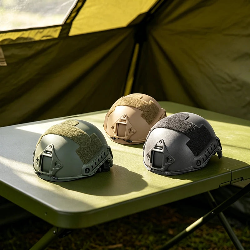 In Stock FAST Style Outdoor Safety Helmet 1-0005 ABS Hard Shell Comfort Foam Inner Lining STROMW OLF TACTIC AL Outdoor Training
