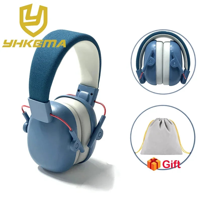 YHKEMA Kids Ear Defenders-Noise Cancelling Headphones Autism,NRR  26dB Protection Earmuffs Hearing Protectors for Age 1-14