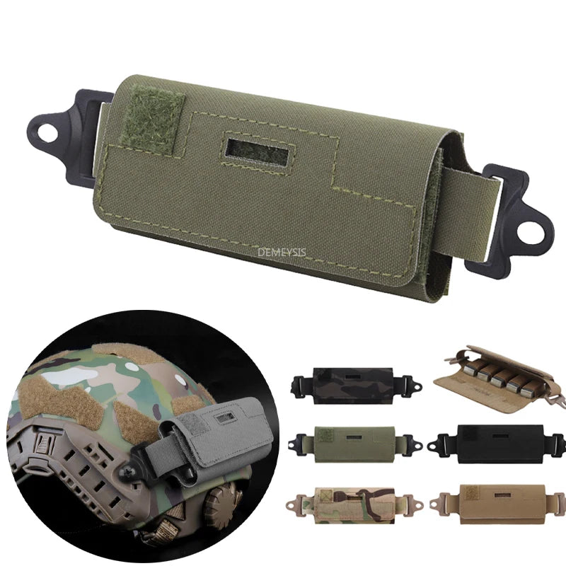 Tactical Helmet Counterweight 5 Blocks Adjustable Weight Bag Shooting Airsoft Combat Training Helmet Balance