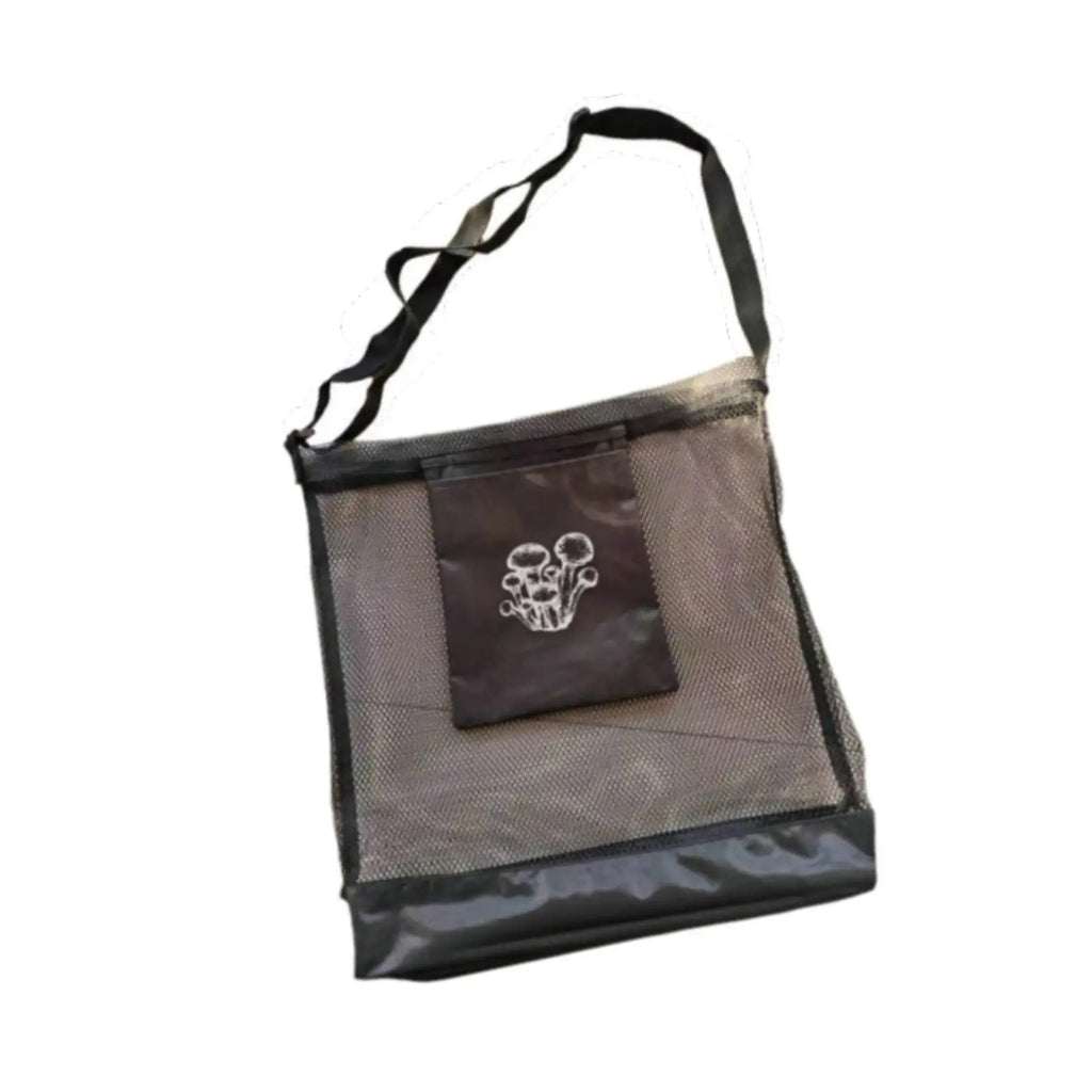 Breathable Picking Pouch Mesh Mini Bag Adjustable Strap Multi Storage Pocket for Outdoor Garden Hiking Lovers