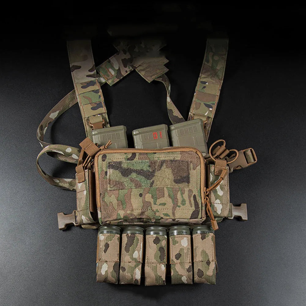 Airsoft Tactical M203 Grenade Pouch 40mm 5 Holder Banger Hanger MK4 D3CRM MK3 Militar Chest Rig Grenade Pouch Hunting Game Gear