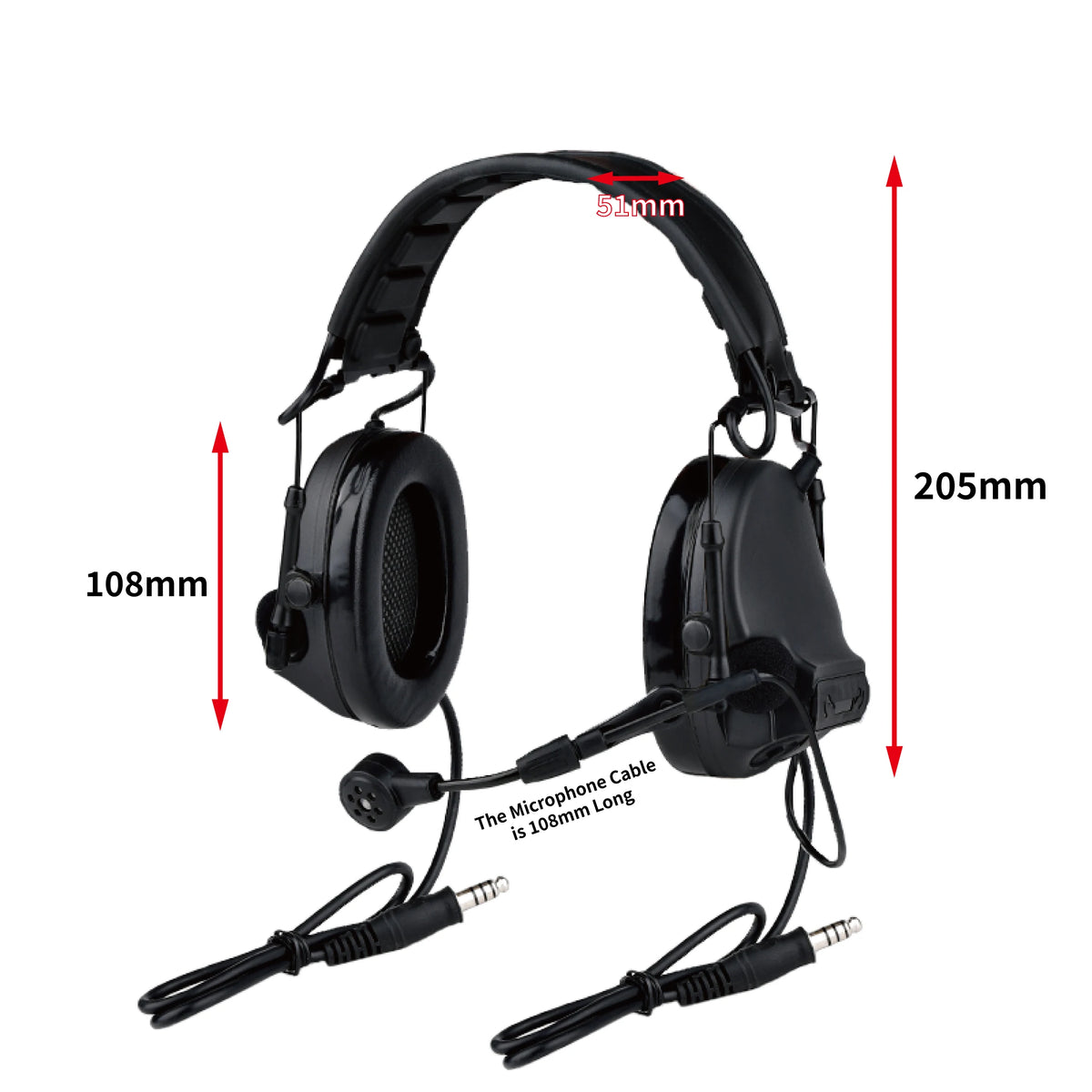 WADSN C3 CIII Tactical Headset Adaptive Noise Canceling Microphone Communication Headphone Outdoor Shooting Hearing Protection