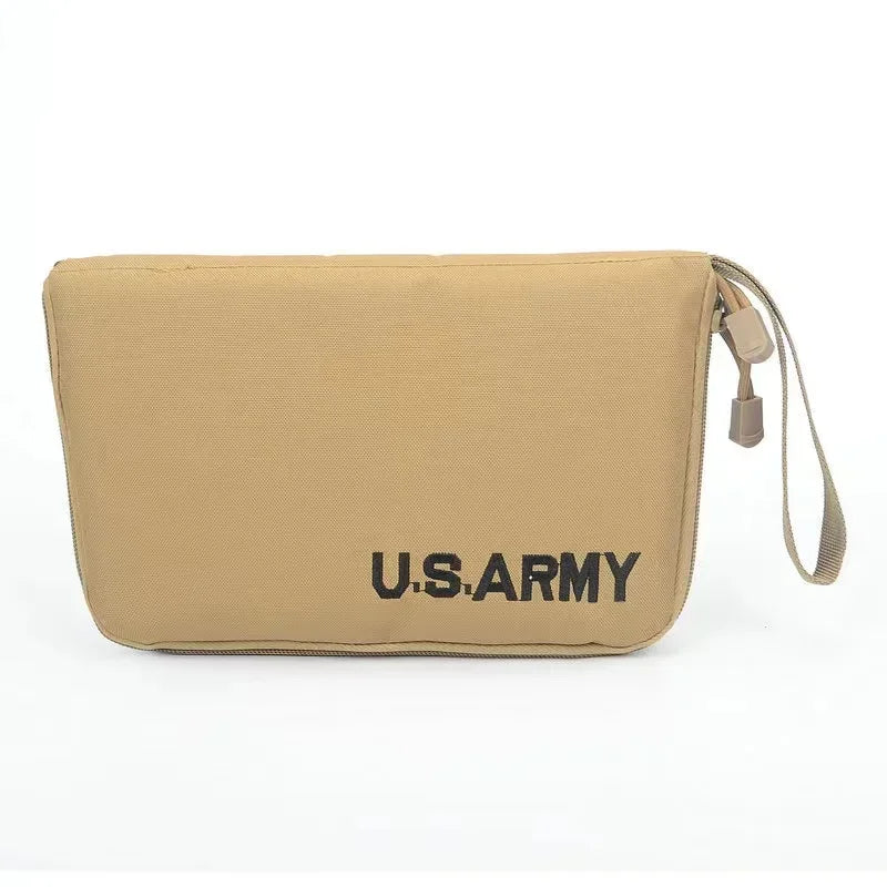 Tactical Handgun Case with Locking Zipper, Large Pistol Sleeve, Rugged Lightweight, Portable Shooting Accessory