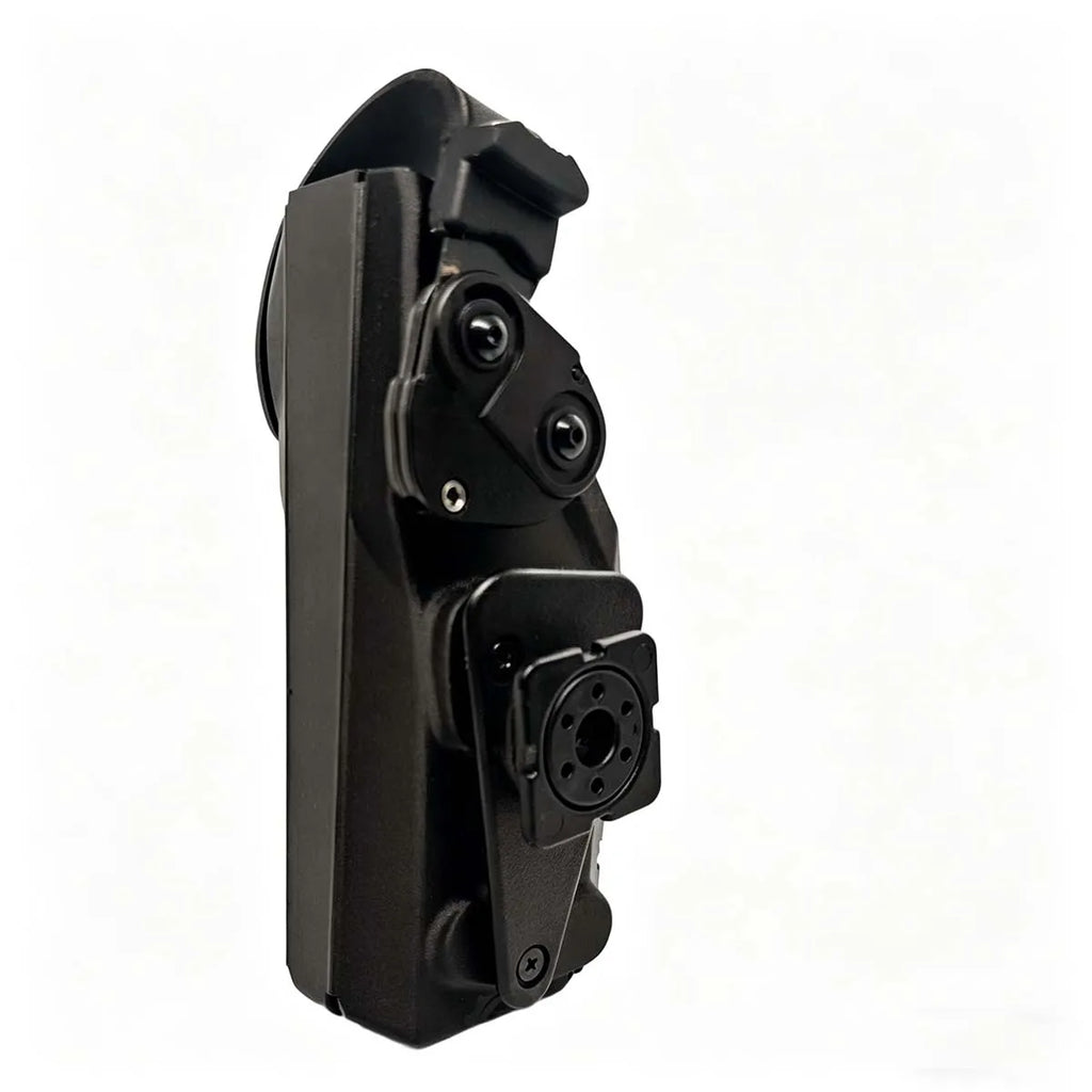 Tactical Holster for Taser T7 ECD Duty Gear Quick Release Belt Loop & Vest Mount, SLS Locking System Holster with Rotating Hood