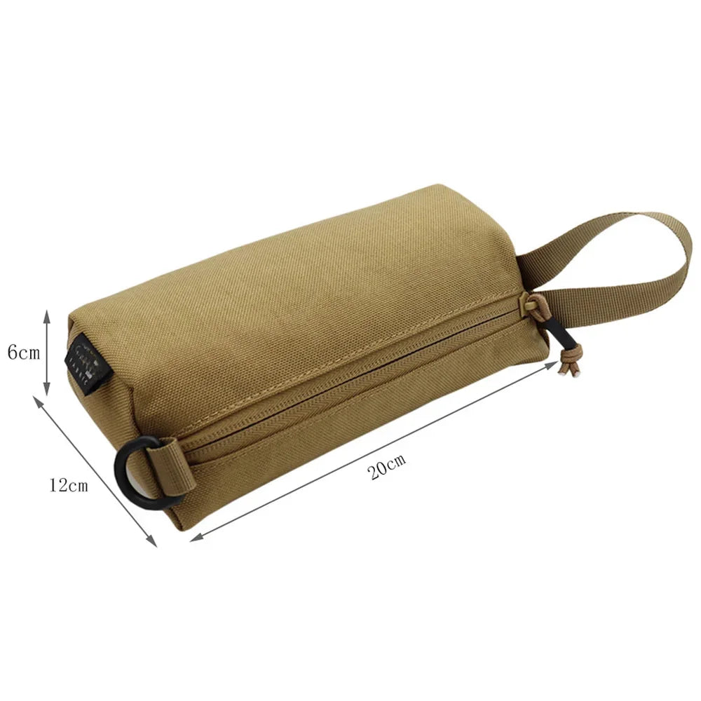 Fwoyonze Outdoor Toiletries Storage Pouch Undries Bag For Multifunctional Tools Tactical Running Portable EDC Tool Storage Bag