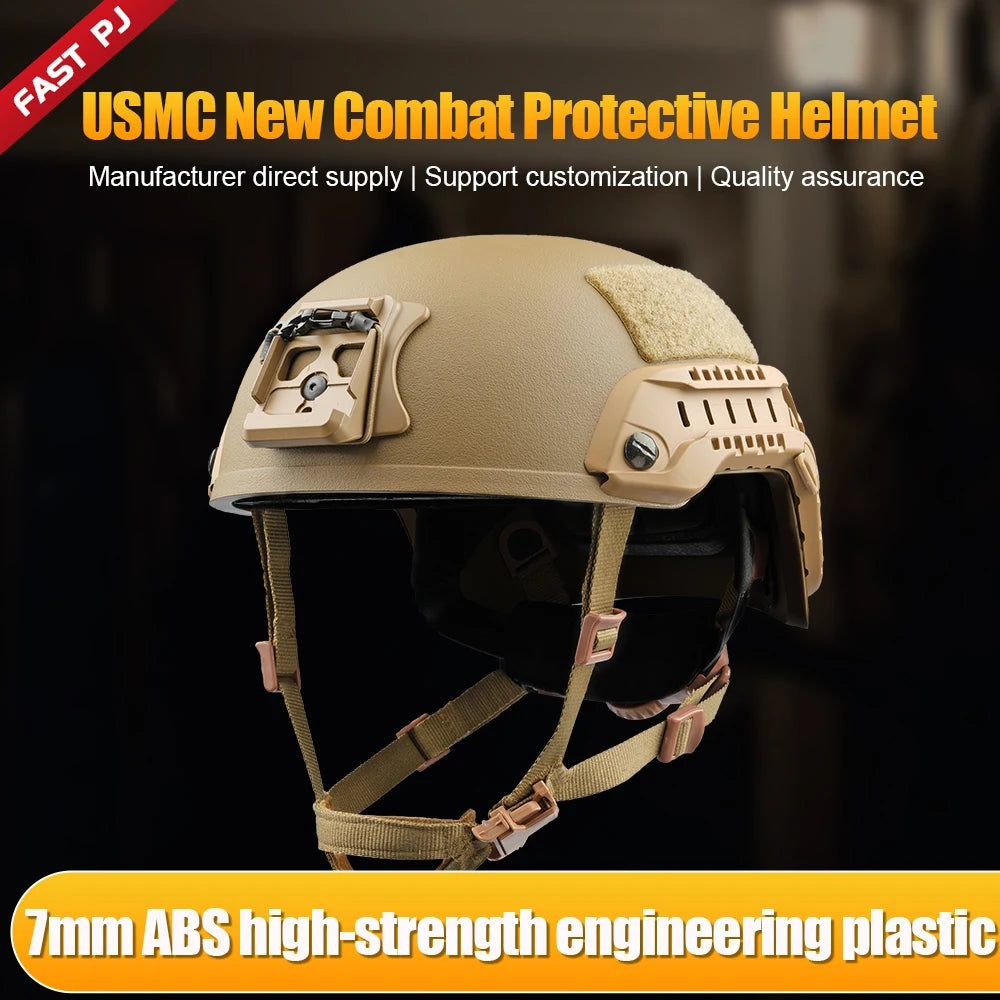 Military acsesory MICH2001 field equipment USMC new combat protective helmet ECH high cut ABS action version tactical helmet