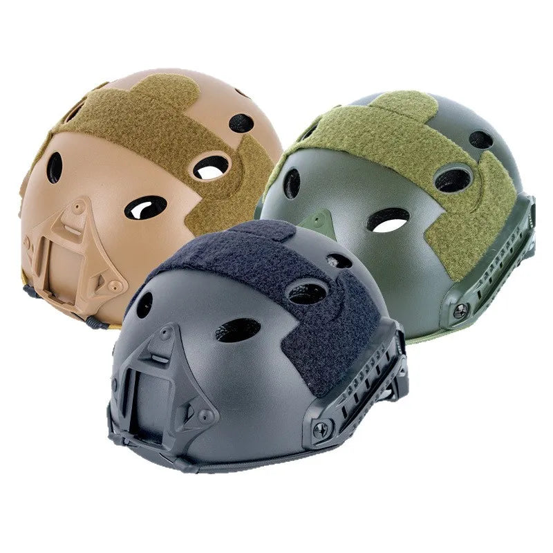 Airsoft Fast Helmet PJ/MH Tactical Helmets CS Riding Shooting ABS Lightweight Helmet Protective Gear for Outdoor Sports