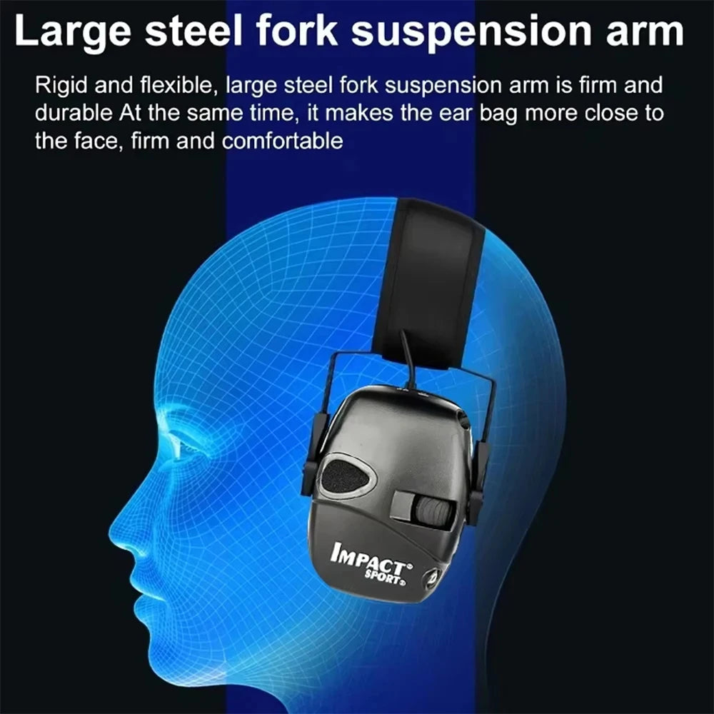 NEW Tactical Shooting Earmuffs Electronic Impact Sound Amplification Anti-Noise Hearing Protection Headset for Outdoor Sports