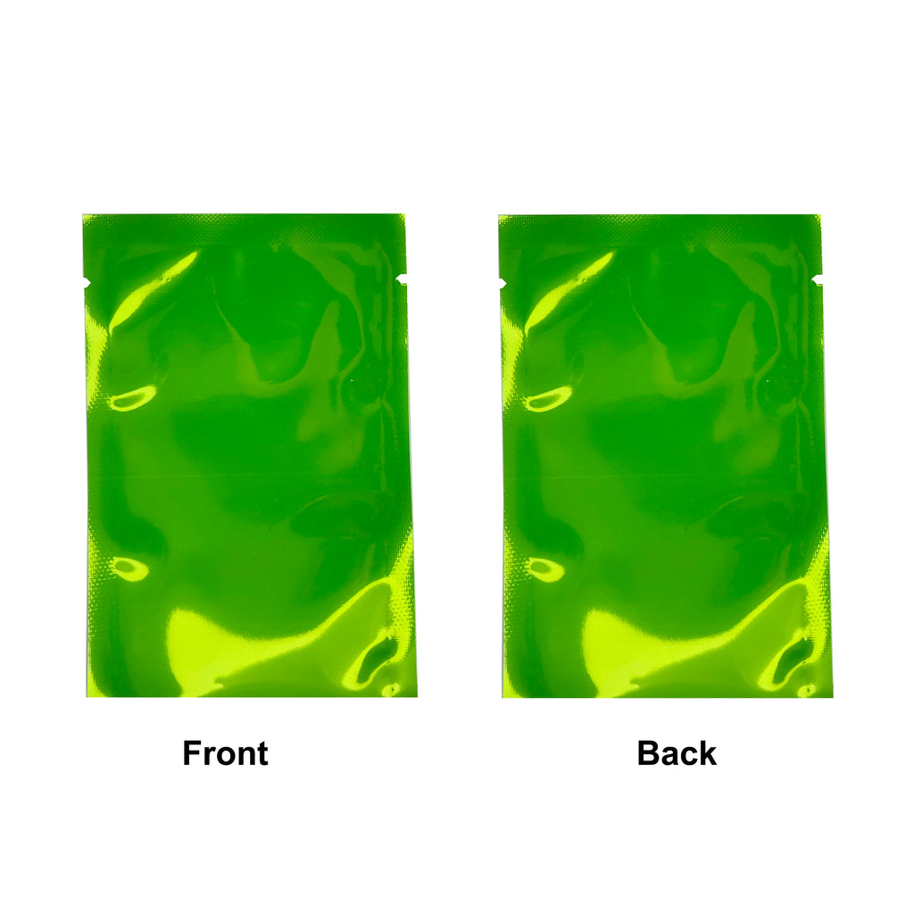 Smell Proof Packaging Bag Aluminum Foil Lined Heat Seal Open Top Pouches - Premium Three-Side Seal Packaging for Coffee Bean