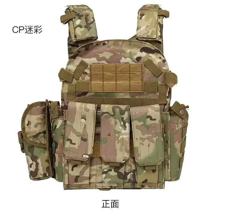 Military Tactical Vest Body Armor Combat Army Gear Hunting Plate Carrier Airsoft Accessories Wargame Pouch  Vest