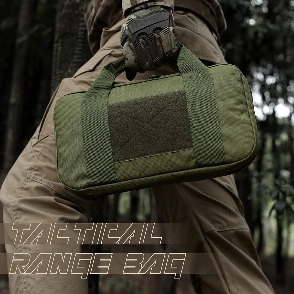 Pistol Bag Concealed Carry Case Soft Padded Handgun Pouch with Magazine Storage Slot Pistol Wallet Hunting Accessories