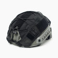 Tactical Helmet Cover Camo Cloth Cover Airsoft Fast Helmet Nylon Loops & Shock Cord for Military-Without Helmet Fit for Airsoft