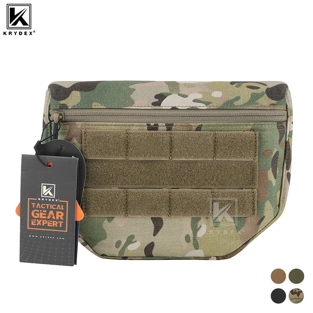 KRYDEX Tactical Dangler Pouch Abdominal Carrying General Purpos Fanny Pack Storage Tool Organizer Utility Bag for Chest Rig Vest