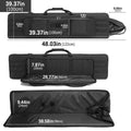 100/120cm Rifle Gun Bag Soft Rifle Case Shotgun Storage Bag Gun Carrier Pouch Outdoor Hunting Bag with Backpack Straps