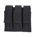 Molle Tactical Triple Pistol Mag Pouch Outdoor Open-Top Single Double 9mm Magazine Pouch Holder Case for GLM1911 92F CZ75