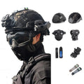 Tactical Helmet Set Fast Airsoft Protective Helmet with NVG Mount Mask flashlight Outdoor CS Paintball Hunting Cosplay Halloween