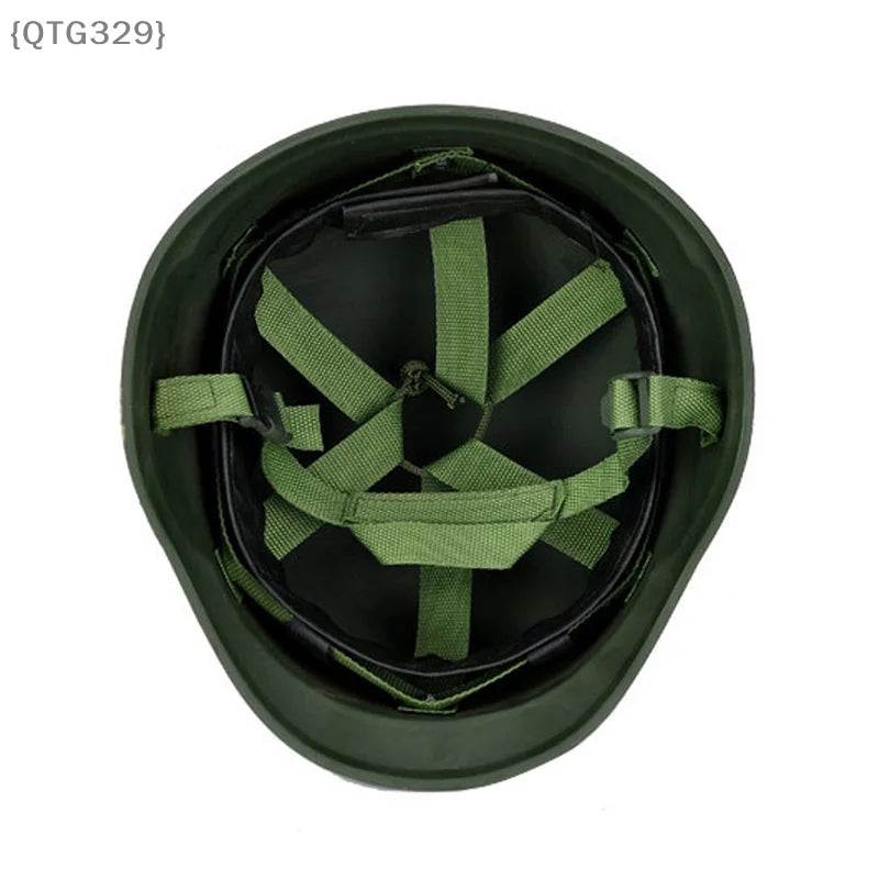 Tactical Game Helmet with Camouflage Cover|Quick-Release Military Style Helmet for Airsoft,CS,Outdoor Simulation&Training Sports