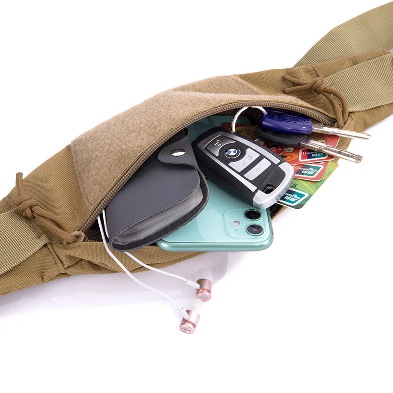 Fanny Pack Sports Festival Workout Traveling Running Large Crossbody Casual Hands-Free Wallets Waist Pack Phone Bag