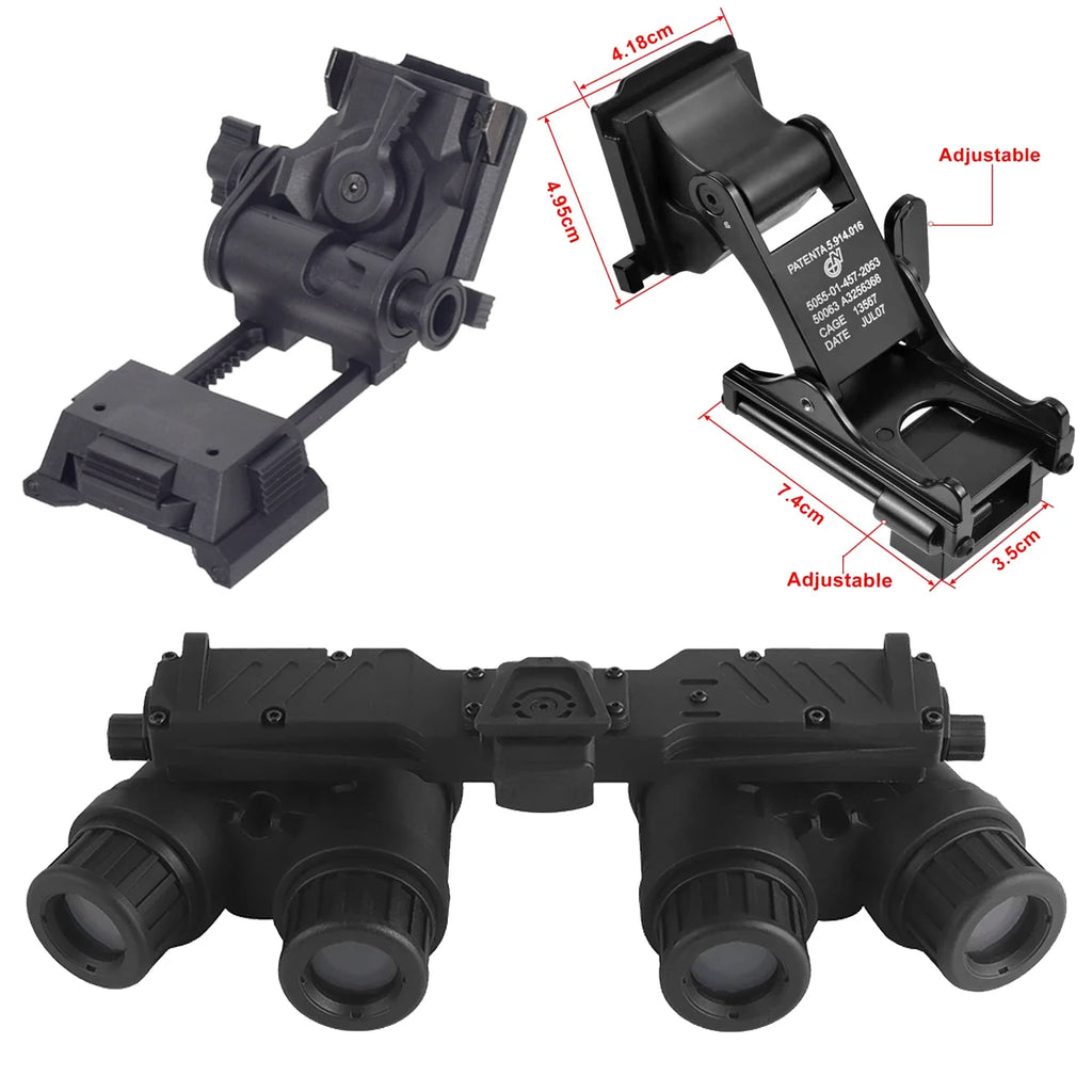 Tactical GPNVG18 L4G24 GPNVG 18 Night Vision Goggle PVS-14 NVG Mount Nylon Goggle Adapter NVG DUMMY Model Helmet Accessories