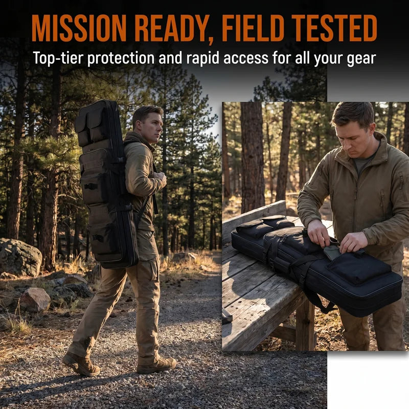 81 94 114 CM Outdoor Hunting Gun Bag Backpack Tactical Shotgun Rifle Square Carry Bag Gun Protection Case Sniper Backpack