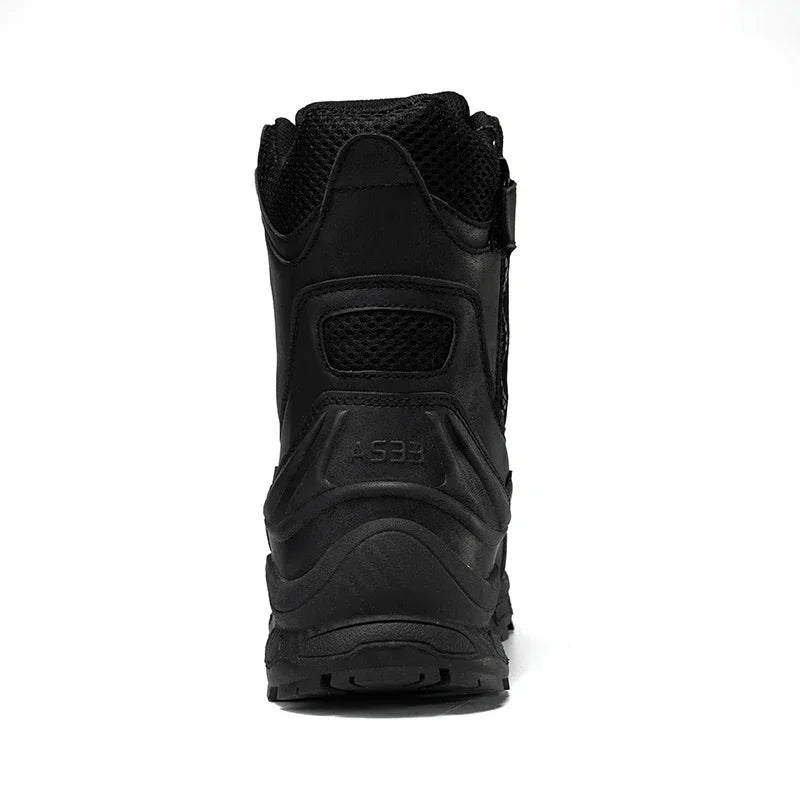 Fashion Men Boots Desert Tactical Boots Mens High Top Outdoor Hiking Shoes Waterproof Ankle Work Safty Sneakers