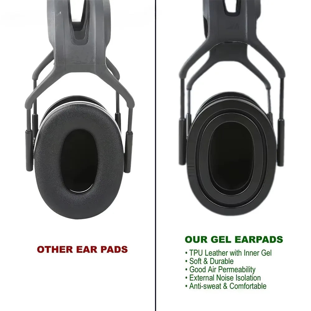 Replacement Gel Ear Pads Headsets Silicone Pad Compatible for 3M PELTOR Earmuffs Personal Protective Equipment