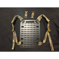 Tactical Carbon Fiber Quick Release Backboard Vest Backpack Carrier