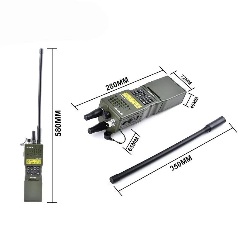 Tactical Military Softair Army Radio PRC 152 / PRC 148 Dummy Radio Case Antenna Package Talkie Walkie Interphone Model Cospaly